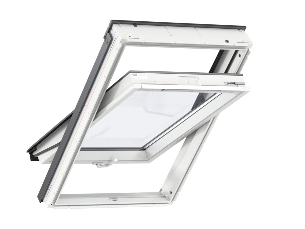 VELUX  Alt avatavad hooldusvabad valged aknad