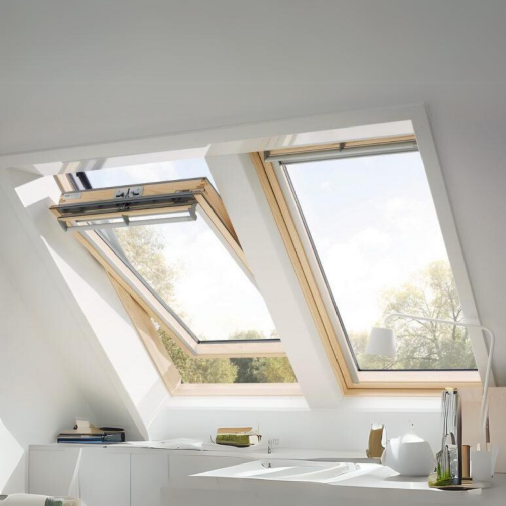 VELUX  Ülalt avatavad puitaknad - Image 4