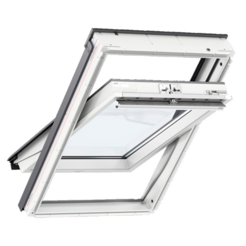 VELUX ülalt avatavad hooldusvabad valged aknad