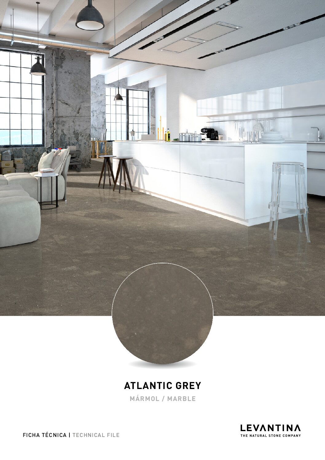 Levantina Atlantic Grey andmeleht ENG