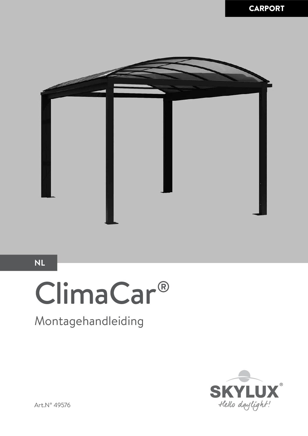 ClimaCar autokatuse paigaldusjuhend