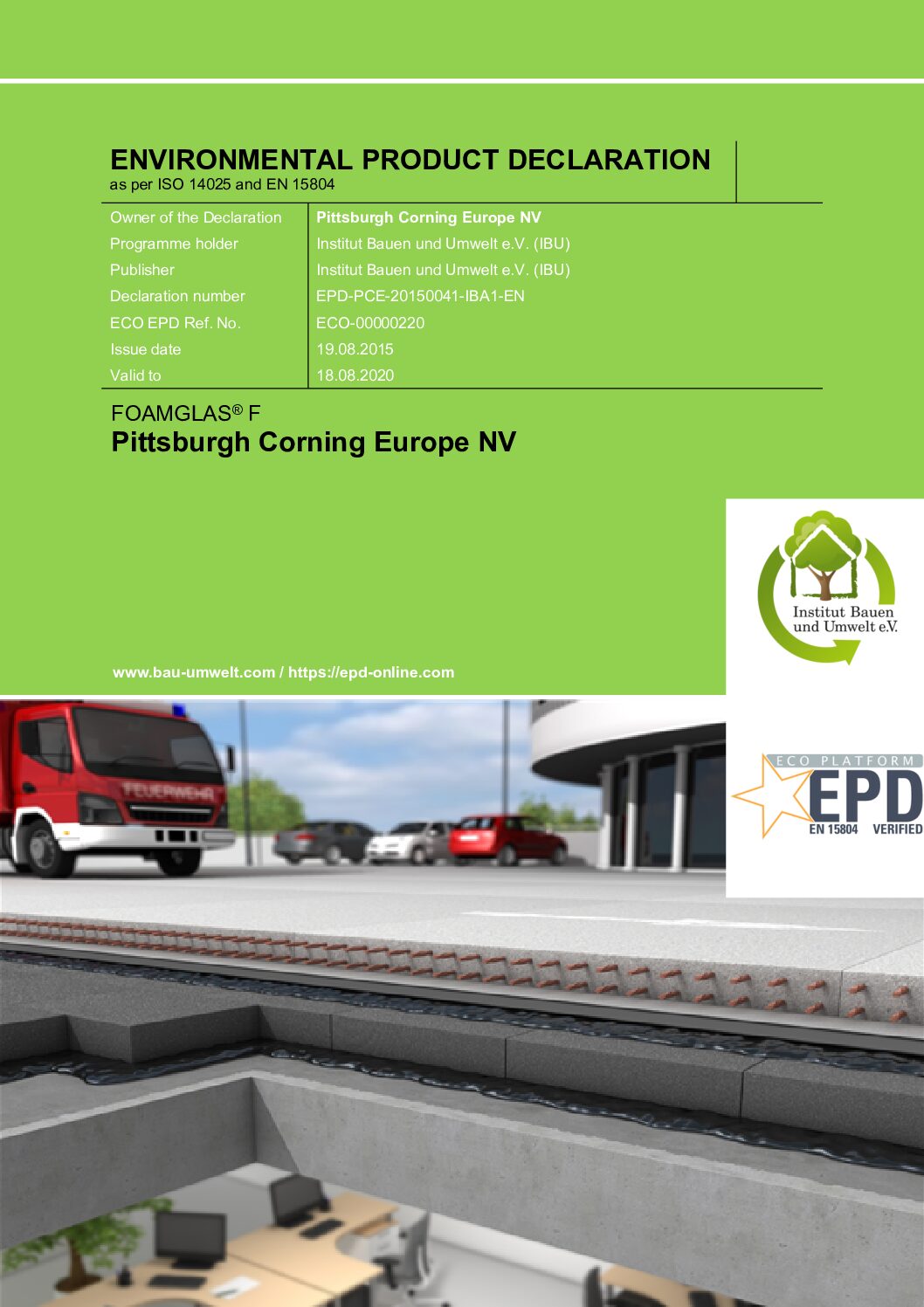 Foamglas® F seeria EPD