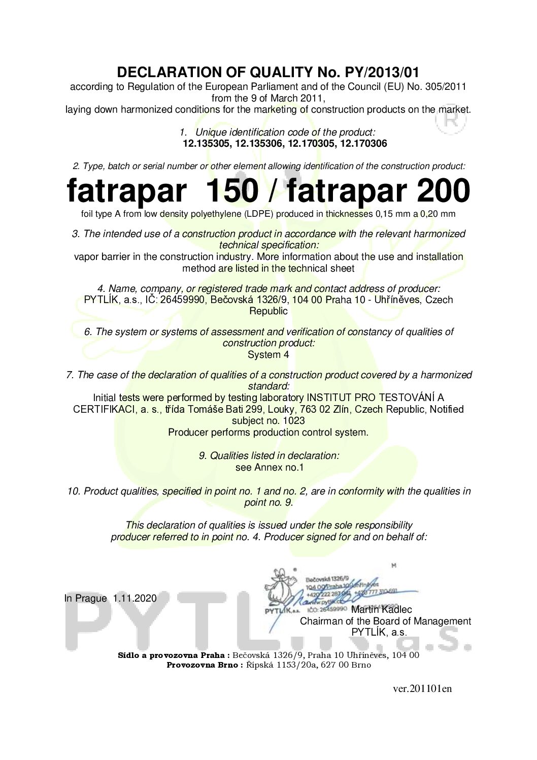 DOP Fatrapar ENG