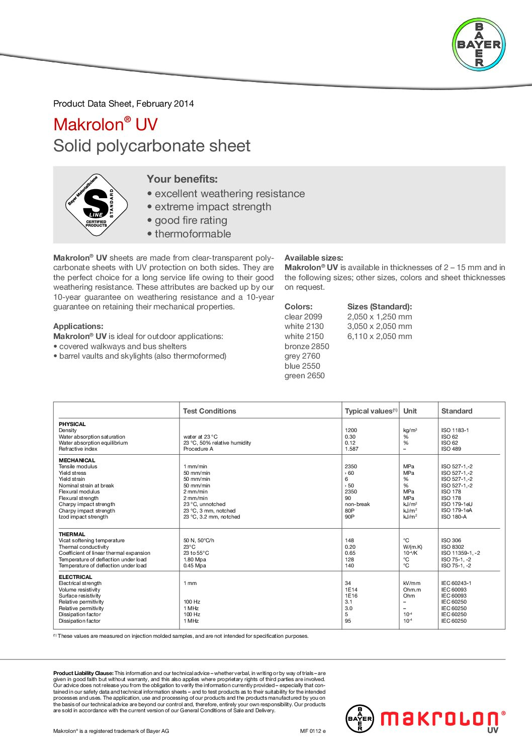 Makrolon-Mono-UV-Andmeleht-EN (Massiivplastik)