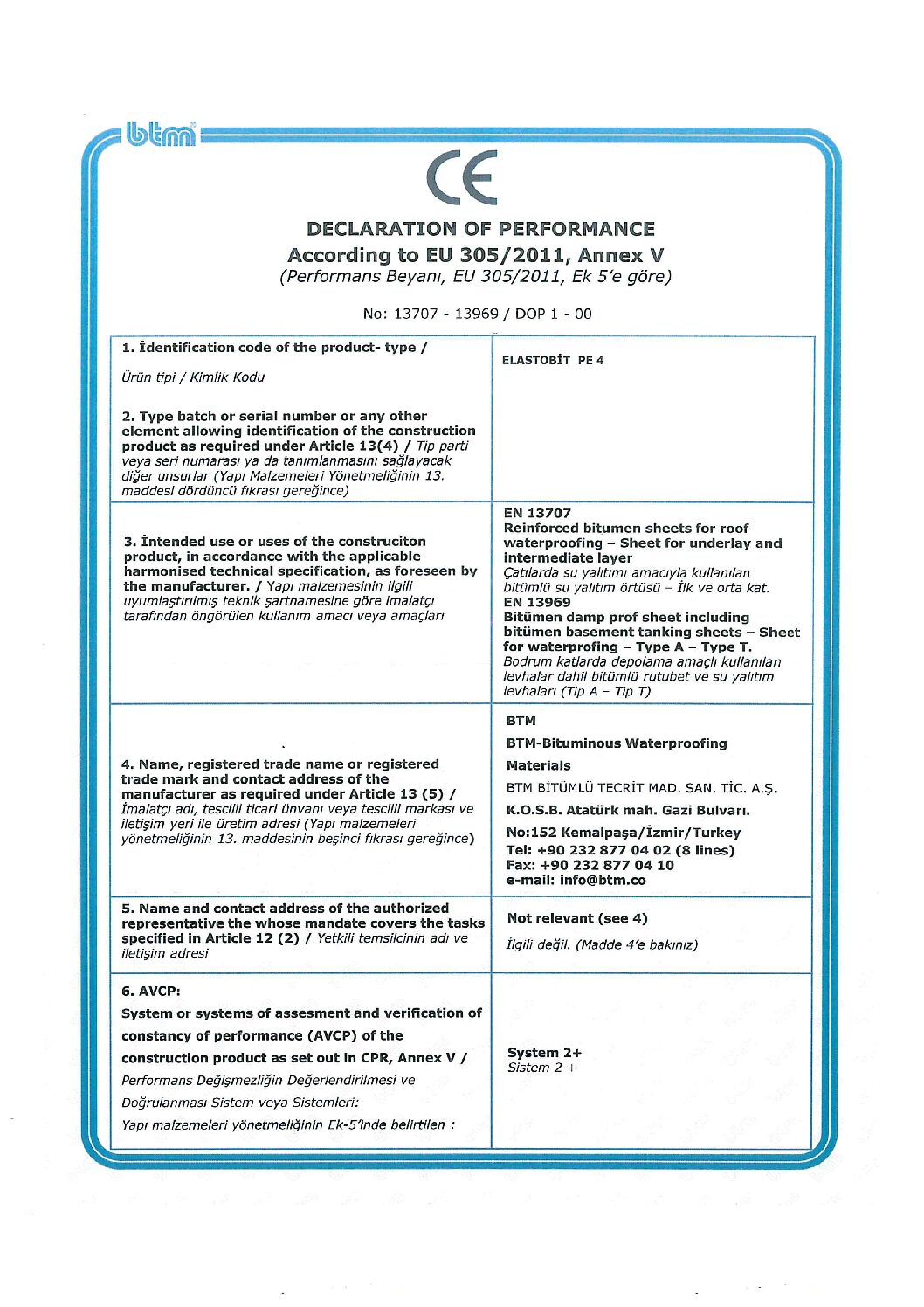 BTM Elastobit PE 4 DOP ENG