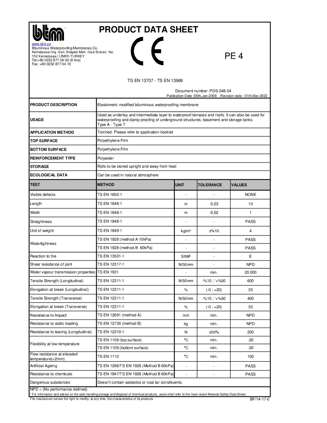 BTM Elastobit PE 4 TDS ENG