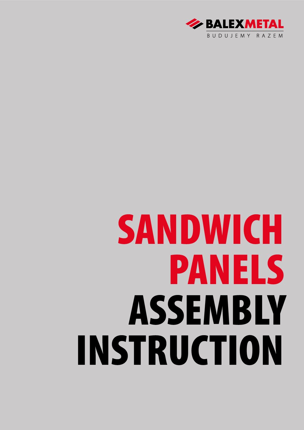 Sandwich panel assembly instruction (EN)