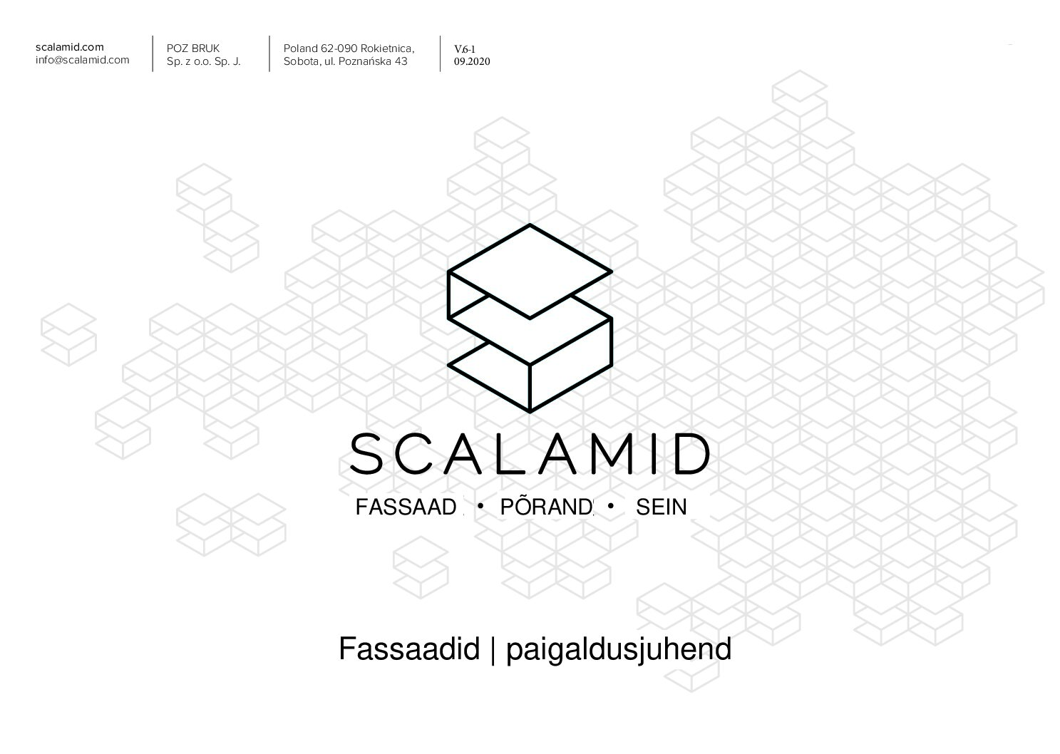 Scalamid fassaadi paigaldusjuhend ENG