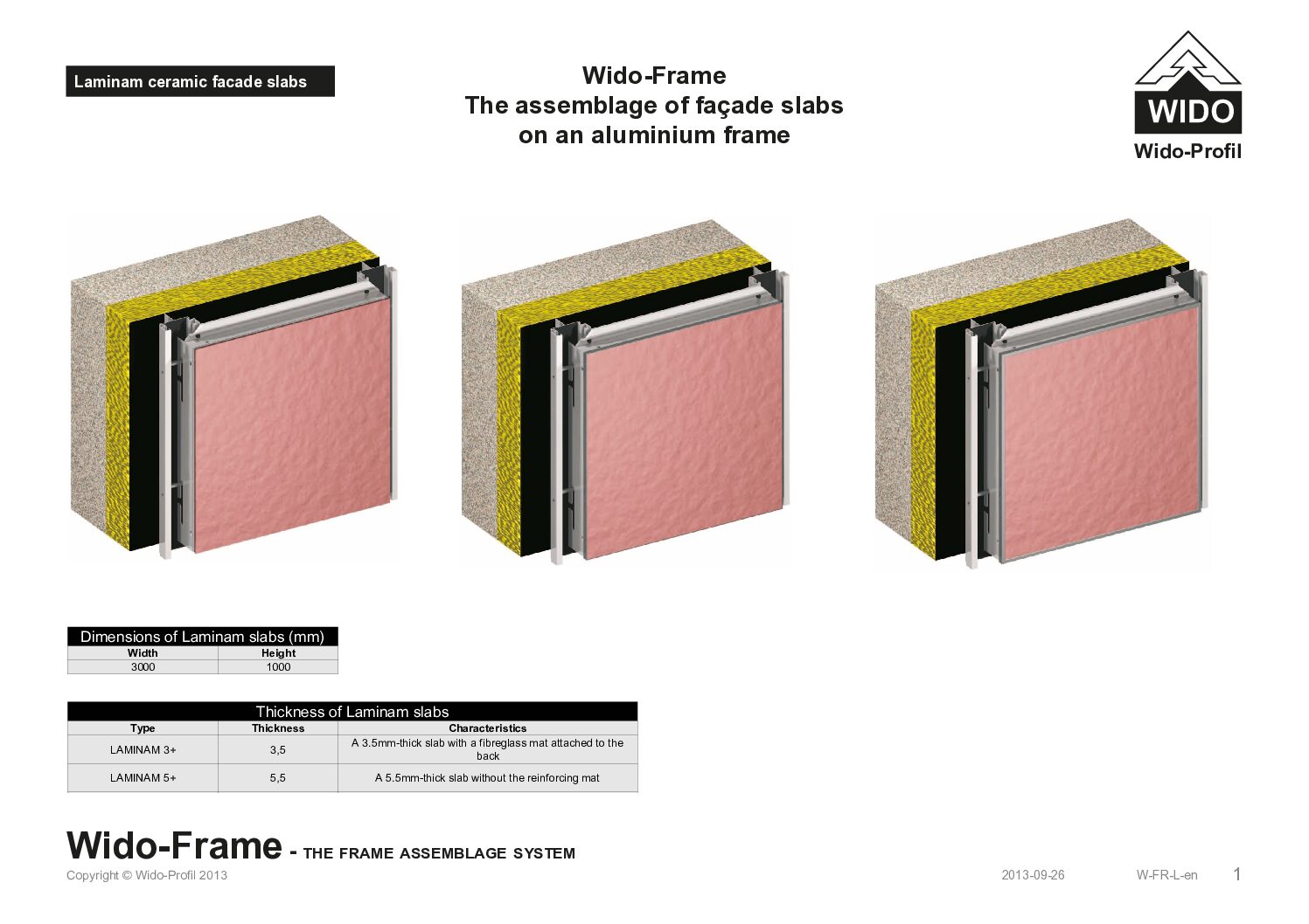 Wido-Frame paigaldusjuhend EN