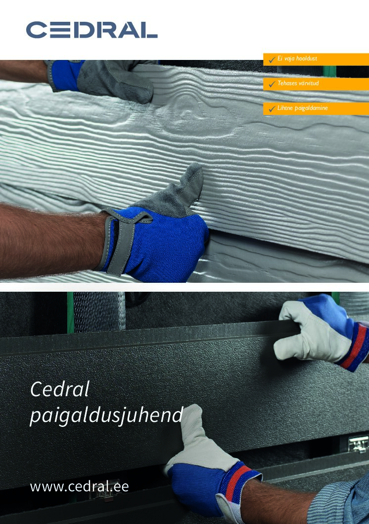 Cedral paigaldusjuhend EE