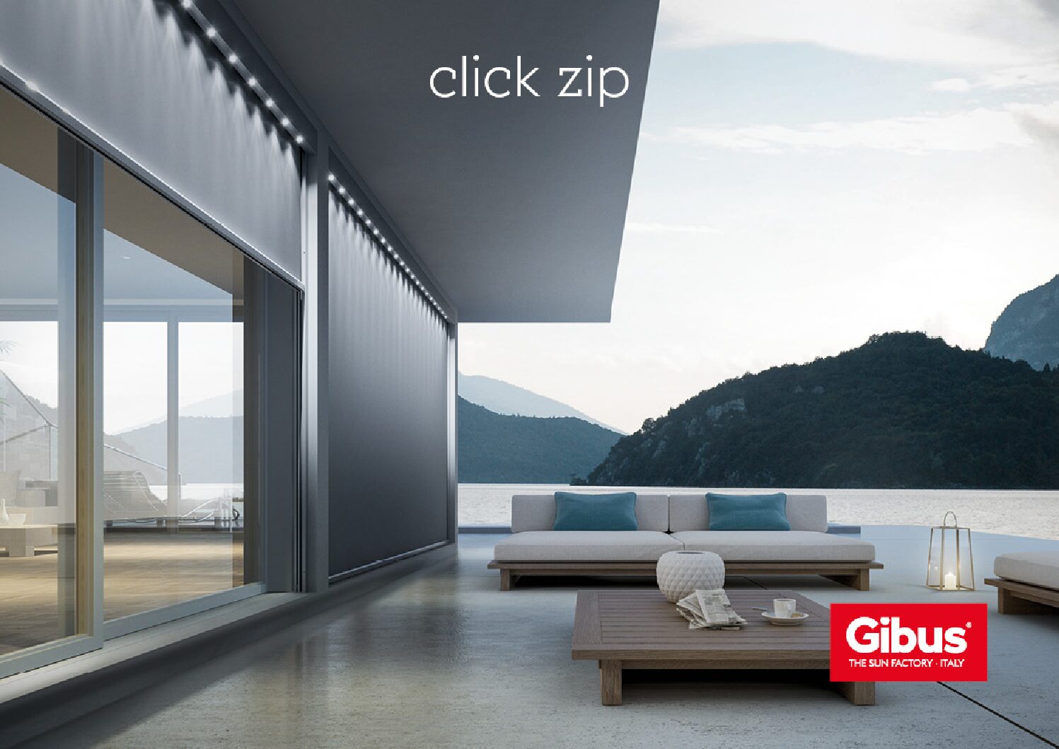 Kassettruloo Gibus Click ZIP brošüür EN-ES