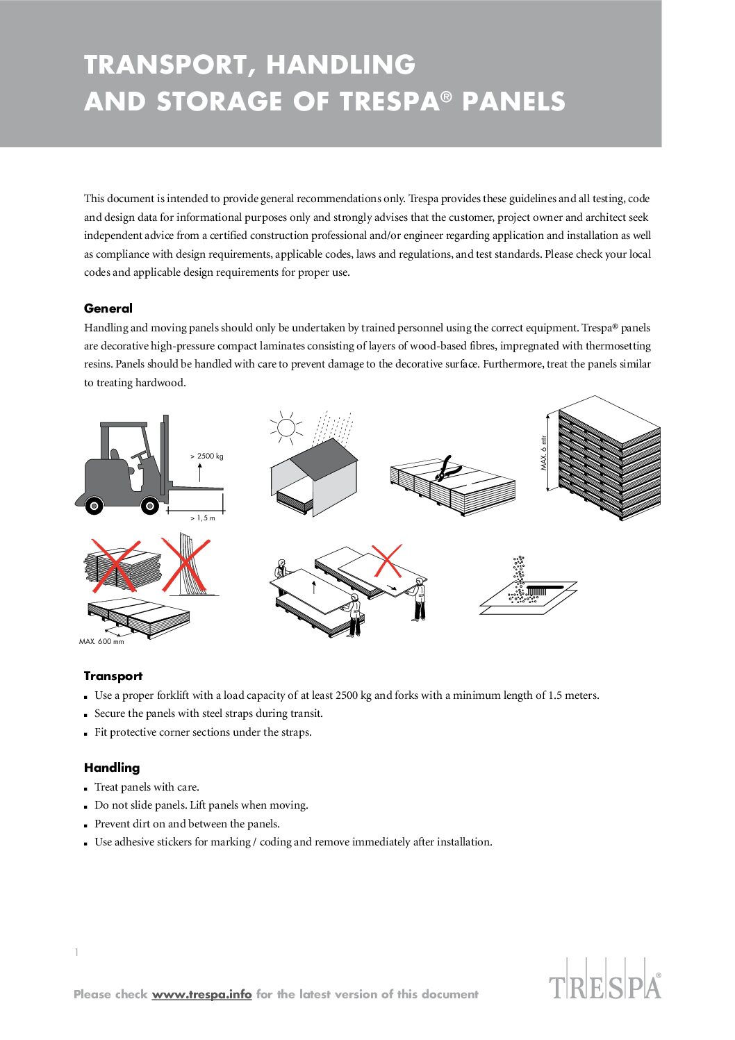 Transport handling and storage ENG