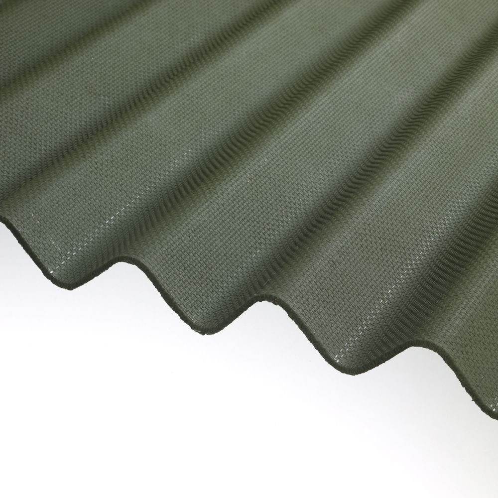 bestor-corrubit-bituumenlaineplaat-katus-roheline-tootefoto