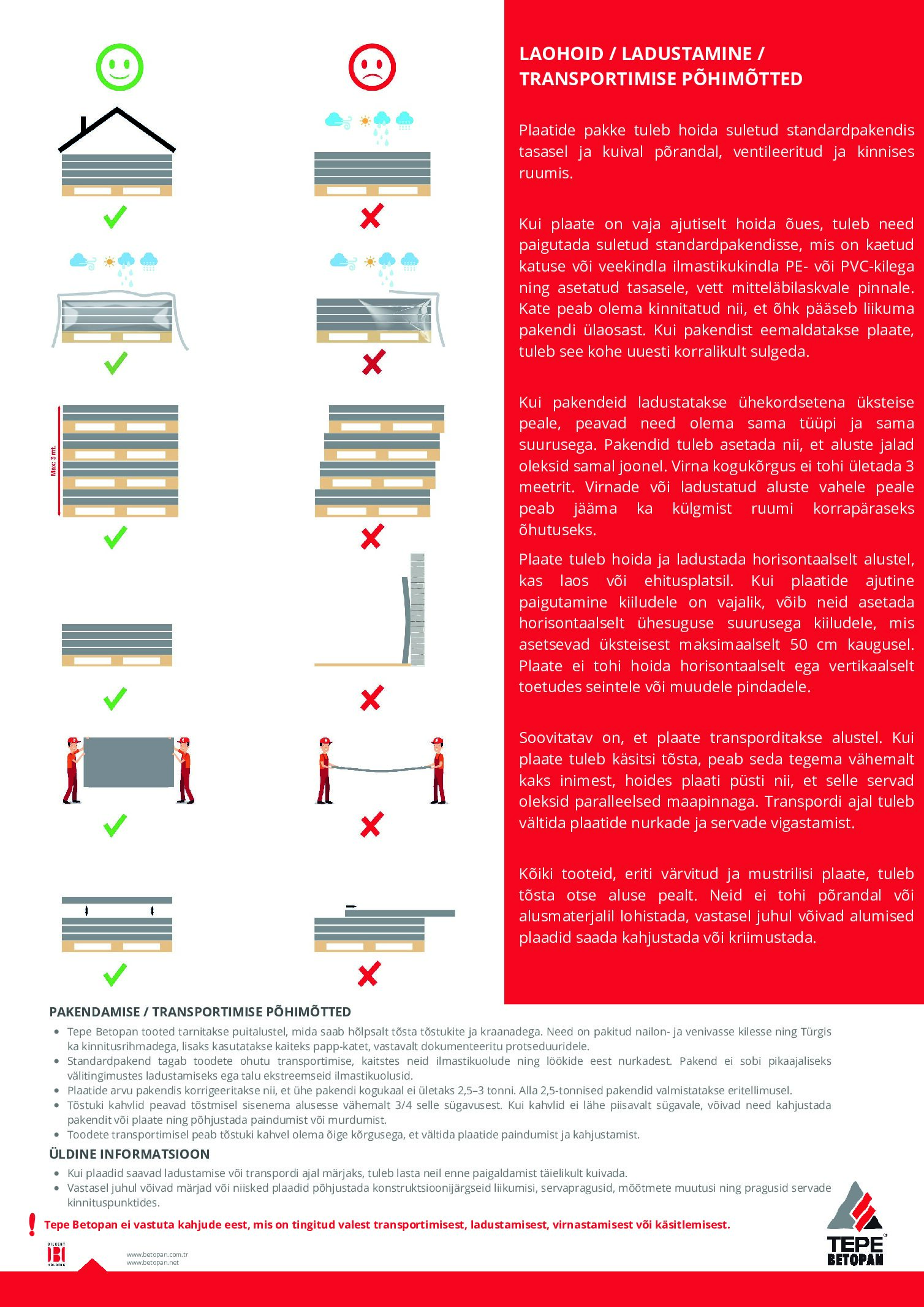 Tepepan ladustamise ja transpordi eeskiri ET